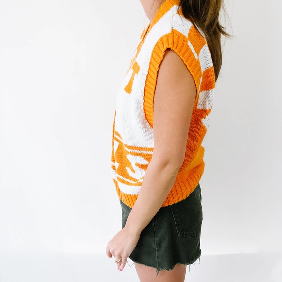 Vintage University Of Tennessee Orange Vest - Picture 2 of 10